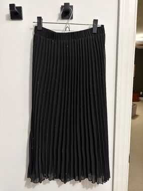 WDNY Black Sparkle Skirt
